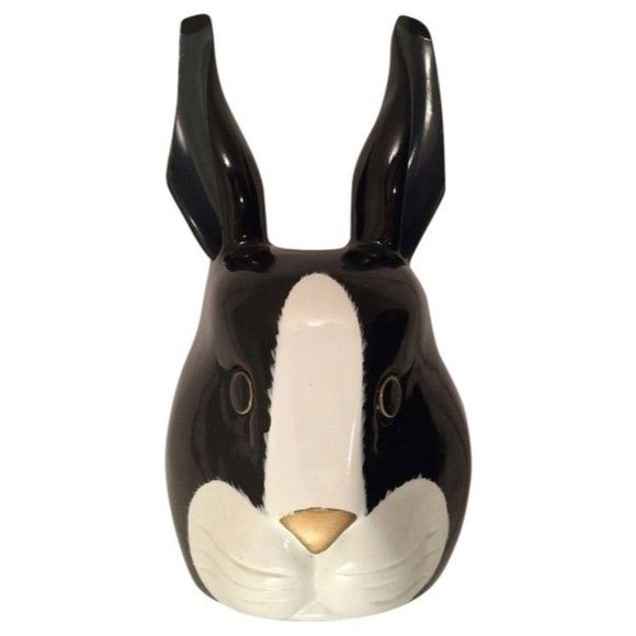 Timmy Woods of Beverly Hills Signed Bag Bunny Black White Clutch Crossbody Purse - Picture 1 of 7